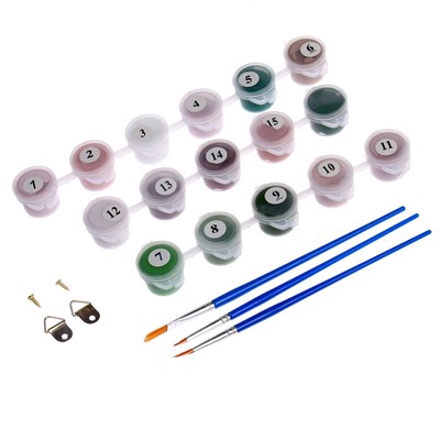 Картина по номерам на холсте с подрамником «Цветы для души», 20×30 см