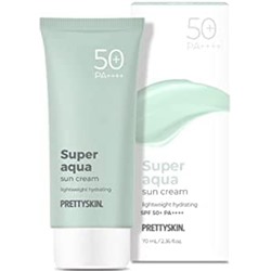 Pretty Skin Увлажняющий солнцезащитный крем SPF50+PA++++ Super Aqua Sun Cream