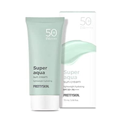 Pretty Skin Увлажняющий солнцезащитный крем SPF50+PA++++ Super Aqua Sun Cream
