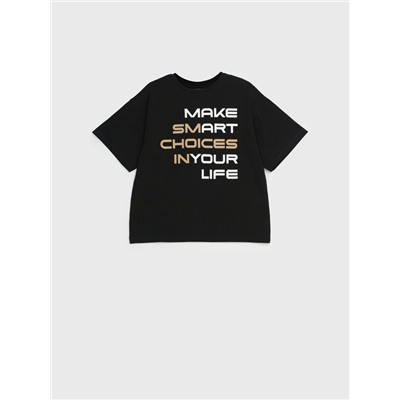 Фуфайка трикотажная для девочек (футболка)