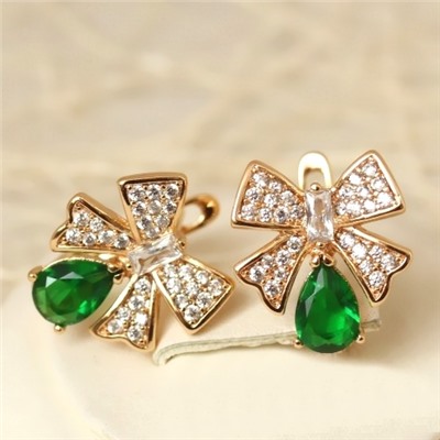 Серьги позолота H01-8821