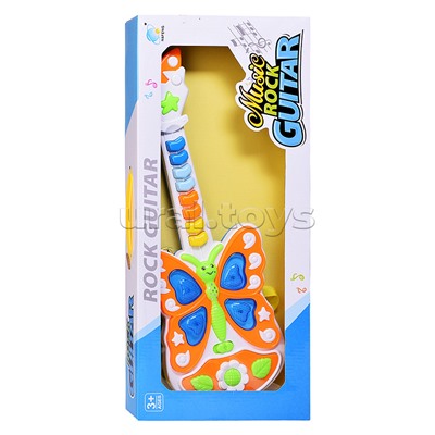 Гитара "Яркая бабочка" в коробке