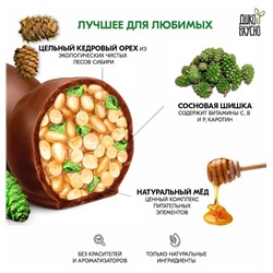 Кедровый грильяж Ассорти (классика,шишка,клюква,черемуха) / 106 г / ТМ Дико Вкусно