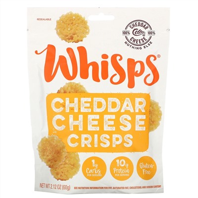 Whisps, Cheddar Cheese Crisps ,  2.12 oz (60 g)