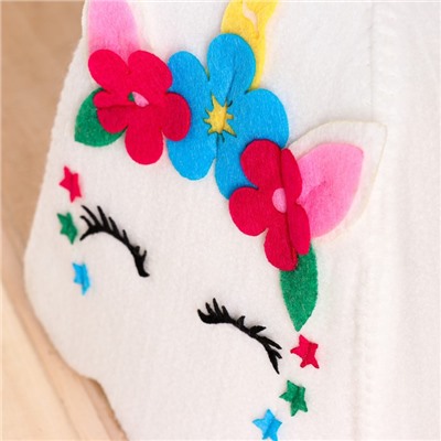 Шапка для бани и сауны «Лера», полиэстер, детская, белая