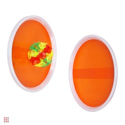 Набор поймай мяч, детский (2 тарелки, мяч на присосках)