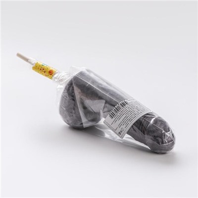 Карамель на палочке «Мега Мистер» чёрный, (18+), 140 г