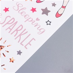 Наклейка интерьерная цветная «Принцесса на месяце», 30×60 см