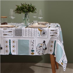 Скатерть «Доляна» Cooking, 137×180 см, 140 г/м²