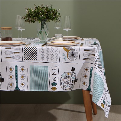 Скатерть «Доляна» Cooking, 137×180 см, 140 г/м²
