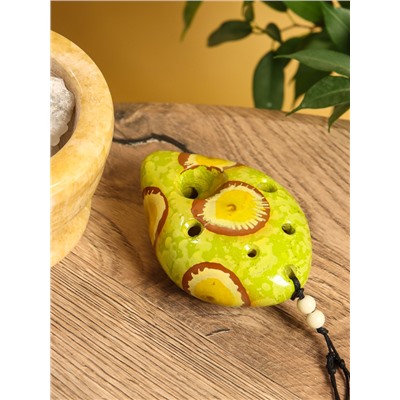 Сувенирный музыкальный инструмент свисток, 9.5×7×3.5 см, МИКС