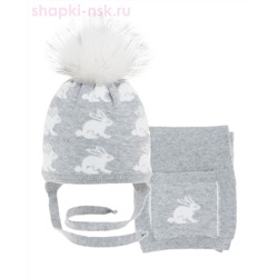 Лулу Комплект для девочки (шапка+шарф) (48-52)