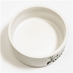 Миска керамическая Food=200 мл - 10×10×4.5 см, белая