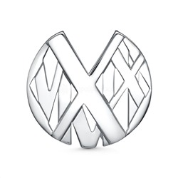 Подвеска из серебра родированная 925 пробы П-2858-Р