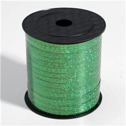 Лента упаковочная металлик, зеленая, 5 мм × 225 м