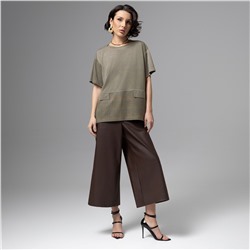 Футболка с акцентными строчками, Стальной взгляд