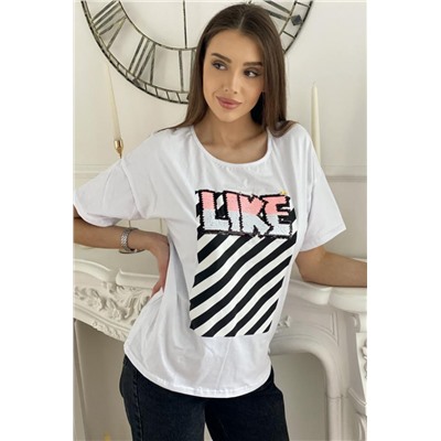 Футболка 8082 (Белый)