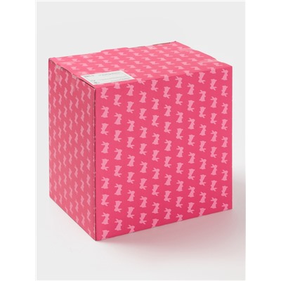 Конфетница Доляна «Зайка», 450 мл, 20×13×16.3 см, доломит, белая