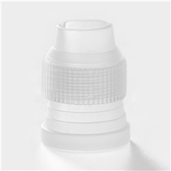 Набор кондитерский, 6 предметов: адаптер, мешок, 4 насадки d=1.8 см, бирюзовый