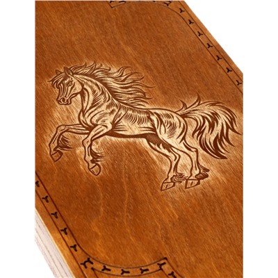 Нарды деревянные «Конь», 37×20 см