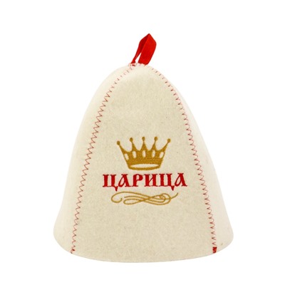 Шапка для бани и сауны «Царица», полиэфир 70%, шерсть 30%