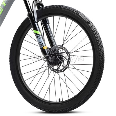 Велосипед 24" Rocket MP-400, цвет серый/зеленый, размер 13"