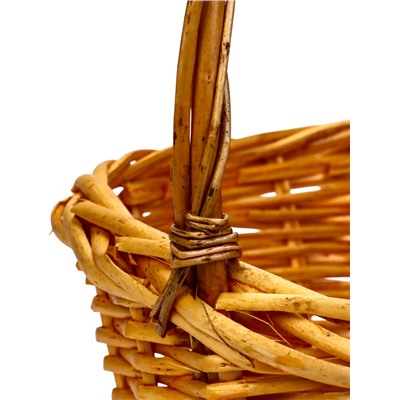 Корзина плетёная для хранения Habia, ива, коричневая, набор 3 шт.