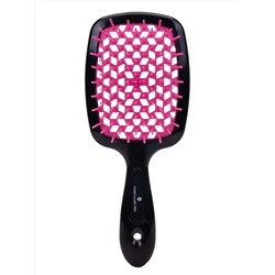 Kristaller Расчёска массажная для быстрой сушки волос WS023, черно-розовый, пластик, 20,5 см 27967