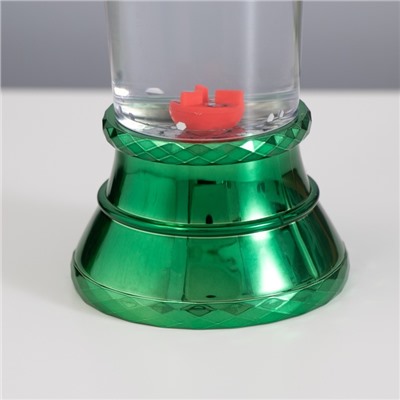 Лава лампа «Елка» LED 3хААА, USB зеленый 6.5×6.5×23.7 см