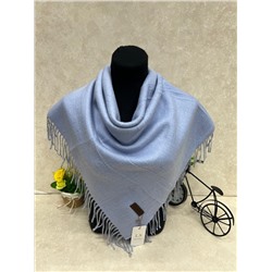 Платок  из кашемира и шерсти, цвет серо-голубой