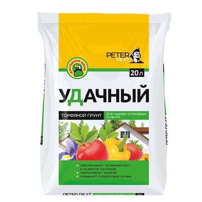 Грунт «Удачный», PETER PEAT, 20 л