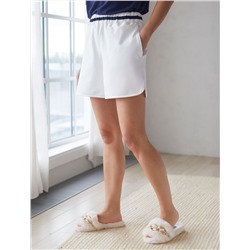 Шорты из эластичного футера-двухнитки