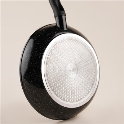 Сковорода SL Home, d=26, h=4.9 см, кованый алюминий, антипригарное покрытие, индукция, чёрная