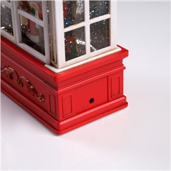 УЦЕНКА Фигура светодиодная «Дед Мороз в арке», 13.5×22×7.8 см, пластик, батарейки ААх3 (не в комплекте), USB, свечение тёплое белое