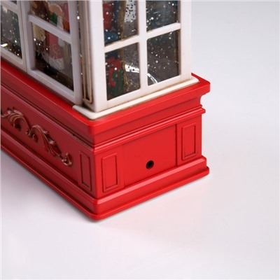 УЦЕНКА Фигура светодиодная «Дед Мороз в арке», 13.5×22×7.8 см, пластик, батарейки ААх3 (не в комплекте), USB, свечение тёплое белое