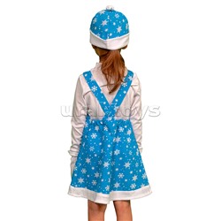 Изделие швейное "Набор карнавальный "Зимушка" ткань-плюш (3-6 лет, рост 98-116 см)