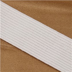 Резинка вязаная, 30 мм, 25±2 м, белая