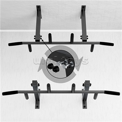 Турник Олимп (универсальный турник потолок-стена) графит