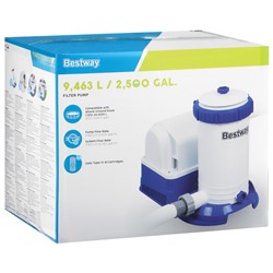 Фильтр - насос с картриджем, 9463 л/ч, + набор переходников, Bestway 58391