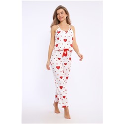 Пижама женская с брюками и топом 5734