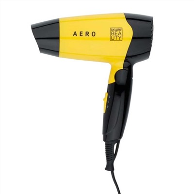 Dewal Beauty Фен для волос дорожный / Aero Yellow HD1002-Yellow, 1400 Вт, желтый 18849