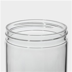 Стакан «Бьорн», 450 мл, с крышкой и трубочкой, стекло
