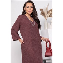 Платье "Секрет очарования" (брусника) П7676