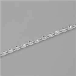 Стразы на нитях, 3 мм, 9±1 м, прозрачные