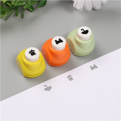 Набор фигурных дыроколов в сундучке, 10 шт., МИКС