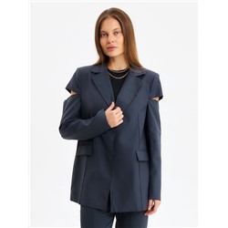 Пиджак женский MINAKU: Classic, темно-серый, размер 42-44