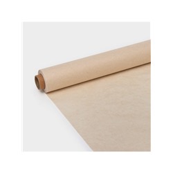 Бумага для выпечки марка «П», 38 см×50 м, плотность 45 г/м², бежевая