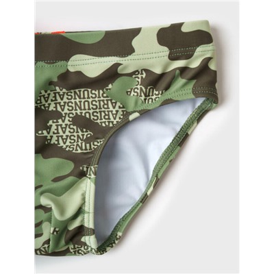 Комплект детский для мальчиков: плавки трикотажные, панама текстильная