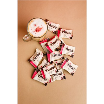 Трюфель финиковый Малиновый латте / 360 г / 24 конфеты / шоу-бокс / ТМ MyTruef