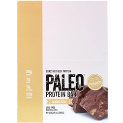 Julian Bakery, PALEO Protein Bar, Almond Fudge, 12 Bars, 2.0 oz (56.3 g) Each